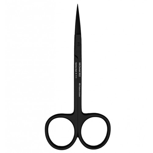 IRIS - Black Scissors Suture Straight 11.5cm 3022B